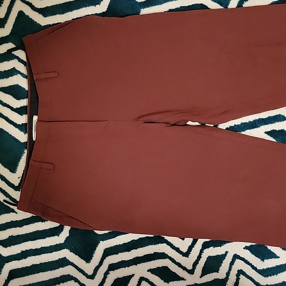 Prada russet brown trousers